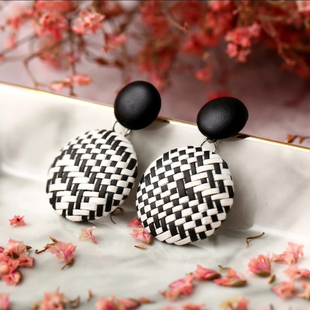 Bohemian Rattan Earings